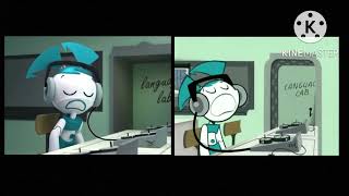 Mlaatr Bonjour original vs fan animation