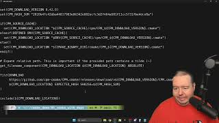 compiling code with CMake, with animations