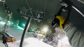 Skiing, Snowboarding Cascade Mountain - Hitting the slopes for Christmas 2024!