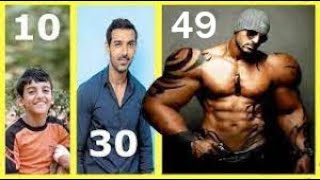 JOHN ABRAHAM TRANSFORMATION | FROM 0 TO 49 YEARS OLD | 2022