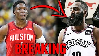 HOUSTON ROCKETS TRADE JAMES HARDEN TO THE BROOKLYN NETS! RECEIVE VICTOR OLADIPO FROM INDIANA PACERS!