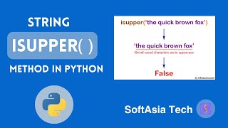 (MM) Python String isupper() Method Explained