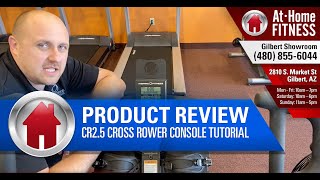 Inspire CR2.5 Cross Rower Console Tutorial and Product Review