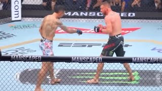 Frame By Frame, Max Holloway Points At Ground, Demands Shot For Shot