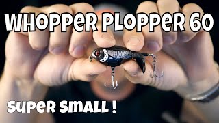 Whopper Plopper 60 and the Huddleston Top Hook Shad