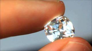 10mm Old Mine Cut Cubic Zirconia Simulated Diamond