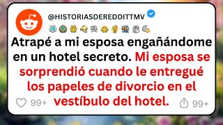 Atrapé a mi esposa engañándome y le di los papeles de divorcio en el hotel.