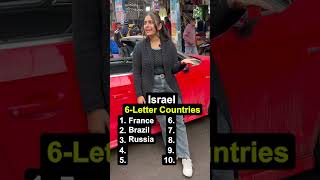 6-Letter Countries | Anurag Aggarwal | #top10 | #youtubeshorts | #country | top 10