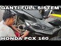 PERGANTIAN KNALPOT STANDAR ORIGINAL HONDA PCX 160 DENGAN KNALPOT STANDAR RACING BISA REQUEST SUARA