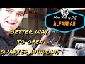 Better quarter window opener - Ferrari engined Alfa 105 Alfarrari build part 99