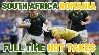 SOUTH AFRICA v ROMANIA | Full Time Hot Takes