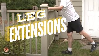 Improve Walking with Standing Leg Extensions Stroke Recovery