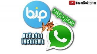 BiP vs Whatsapp KARŞILAŞTIRMA (DETAYLI İNCELEME) #yerli #milli