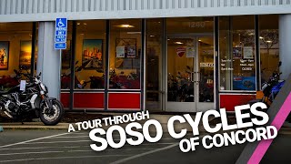 A tour of SoSo Cycles of Concord, CA