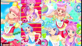 アイカツオンパレード！友希あいね\u0026みお\u0026舞花でアコガレカスタマイズ☆・むずかしい(カップケーキアラモード，リボンアラモード，マカロンアラモードコーデ)