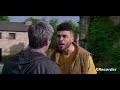 emmerdale nate robinson grabs mackenzie boyd and pushes cain dingle 20th july 2023