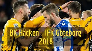 BK Häcken - IFK Göteborg (4-1) Allsvenskan 2018