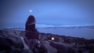 CREATING LIGHT DURING THE POLAR DARKNESS | drawing in nature, simple living in northern Norway