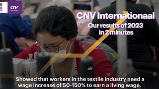 CNV Internationaal 2023 results in 2 minutes