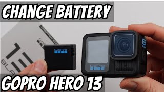 How to Insert \u0026 Remove Battery GoPro Hero 13 Black