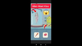 Alien Want Kiss 👽#funny #shorts #prank #iqtest #gaming #funnyshorts #funnyvideo