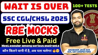 📢 SSC CGL \u0026 CHSL 2025 RBE free live tests and paid Test 🚀 | कौन कितने पानी में है, अब पता चलेगा! 🔥😏