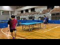 鈴木颯 会場練習練習｜アジア卓球選手権ドーハ大会 日本代表選考合宿 男子2日目