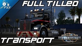 Kenworth Mammoet T800 | FULL TILLED TRANSPORT | American Truck Simulator