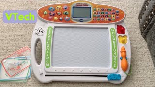 VTech Write \u0026 Learn Creative Center Drawing Board| Drawing Pad Review