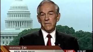 Dr. Ron Paul discusses Austrian vs. Keynesian economics on Morning Joe 05/15/2009