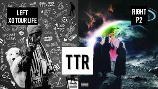 Lil Uzi Vert - XO Tour Life vs. P2 Side By Side Comparison (Use Headphones Only)