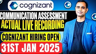 Cognizant Communication Round | Actual Live Recording | Cognizant Hiring