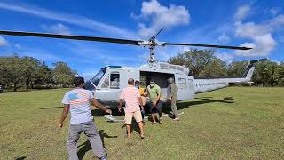 A bordo del Bell UH-1H Huey de la Fuerza Aerea Hondureña. #aviation #military #helicopter