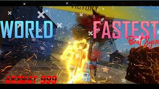 FREE FIRE BEAT SYNC MONTAGE | WORLD FASTEST BEAT SYNC BY AKSHAT 999