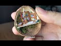 how to make a miniature walnut diorama