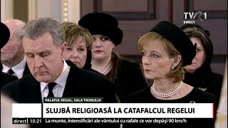 Familia Regală, în lacrimi la catafalc