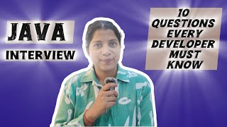 Java Interview Prep Part 1 — Core Java Questions Every Developer Must Know