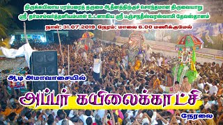 Thiruvaiyaru Aadi Amavaasai 2019 | Appar Kailai Katchi | திருவையாறு அப்பர் கயிலை காட்சி | ஐயாறப்பர்