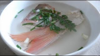 潮汁　　How To Make Clear Soup Of Sea Bream