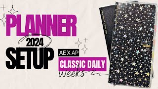 2024 Planner Setup: Aura Estelle (AExAP) Classic Daily Weeks Planner