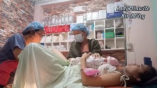 Intense!! Manual Removal of Retained Placenta?? 😱 Normal Birth // Lady Midwife Birth Vlog