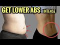 10 Min LOWER ABS Workout Intense | burn lower belly fat, NO equipment