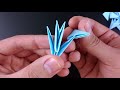 3d origami fishbone fossil tutorial for beginners