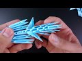 3d origami fishbone fossil tutorial for beginners