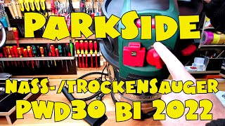 PARKSIDE Nass-/Trockensauger PWD 30 B1 Modell 2022