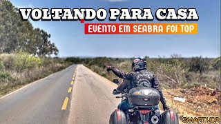 VOLTANDO PARA CASA , EVENTO EM SEABRA FOI TOP ( SUZUKI V STROM DL650 )