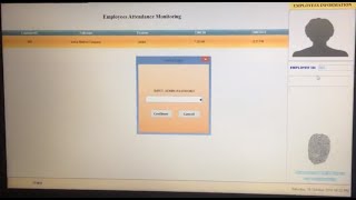 Payroll System using Biometrics  vb.net (PART1)