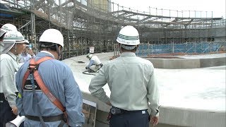 四国最大級の水族館　労働局が建設現場の安全性をチェック　香川・宇多津町