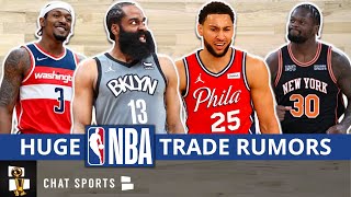NBA Trade Rumors: James Harden For Ben Simmons BLOCKBUSTER? Bradley Beal & Julius Randle Trades?