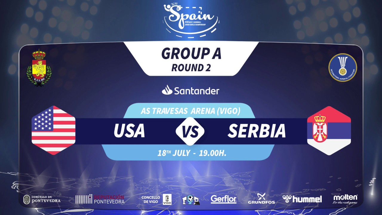 USA Vs Serbia | Group Phase | 2019 IHF Men’s Junior (U21) World ...